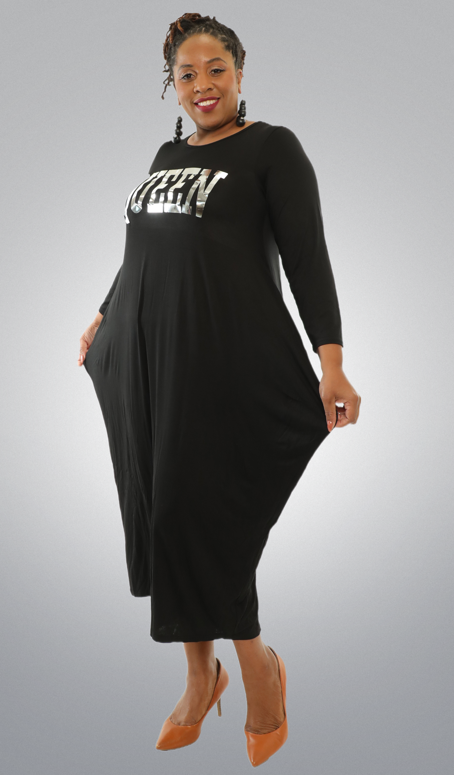 Women's Verbiage "Queens" Dress